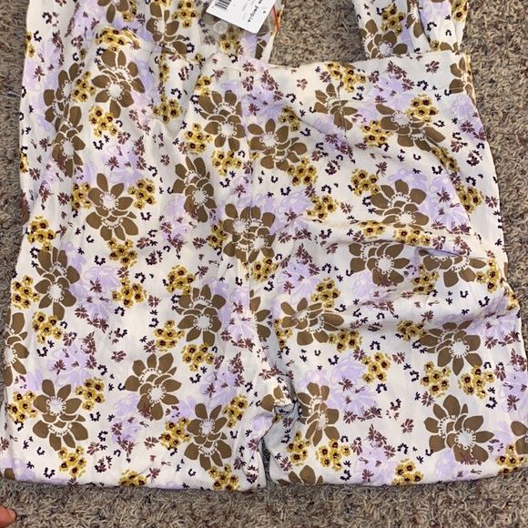 FREE PEOPLE Can't Take My Eyes Off Pant in Tea Combo - Picture 8 of 8